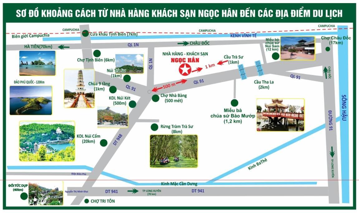 Khach San Ngoc Han Ap Vinh Phu Bagian luar foto